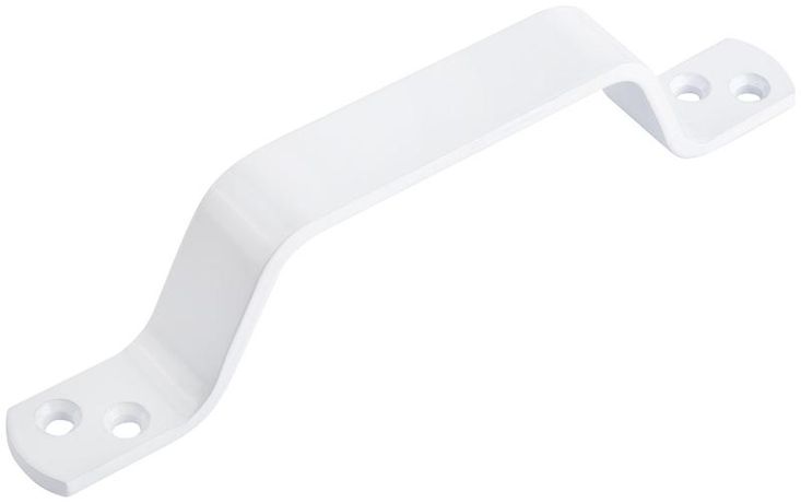 Ручка скоба плоская 85мм бел. 66795