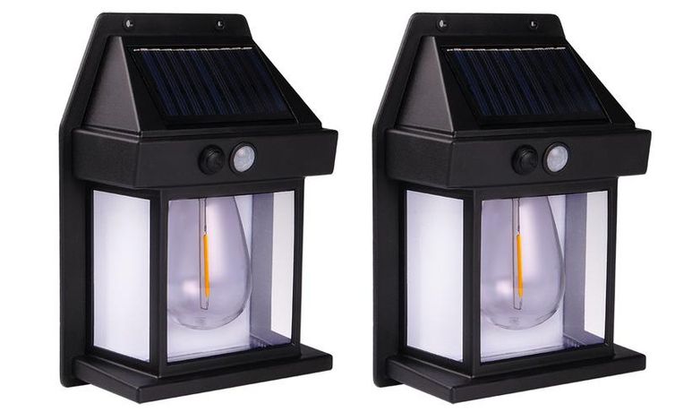 Светильник светодиодный садовый SLR-W04-S2 настенный на солнечн. батарее (уп.2шт) ФАZА 5058217 ФАЗА