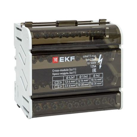 Кросс-модуль (4x11) 125A |cm411-rus| EKF EKF арт. cm411-rus