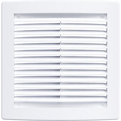 Решетка вентиляционная вытяжная 150х150 бел. ERA 1515РЦ ЭРА