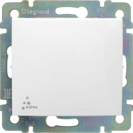 Переключатель проходной 1-кл. СП Valena 10А IP44 250В механизм бел. IEK 774206 Legrand