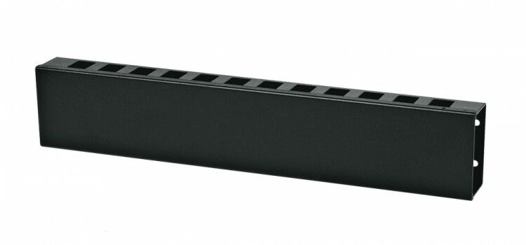 Организатор кабельный CM-2U-ML-COV металлический с крышкой, 19", 2U | 16490 Hyperline