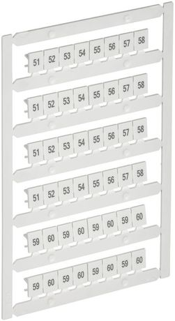 Маркер для CTS 6кв.мм/CP 10кв.мм "51-60" ARMAFIX IEK AF-CT10D-M-006-06 IEK арт. AF-CT10D-M-006-06