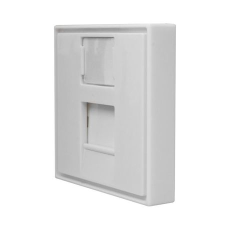 Панель лицевая 1 порт (45х45 Keystone шторка) (DIY упак.) - 10-0304-1 Net.on