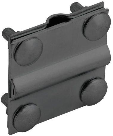 Зажим крестообразный с разделителем полоса/пруток-полоса/пруток 40/12мм оцинкованная сталь TD IEK - ZCC18-13-1-12-40