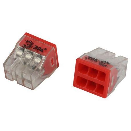 Клемма быстрозажимная 2273-206 компактная 6-проводная 0.2-2.5 мм2 NO-225-436 (упаковка 2 шт.) - Б0067897 ЭРА