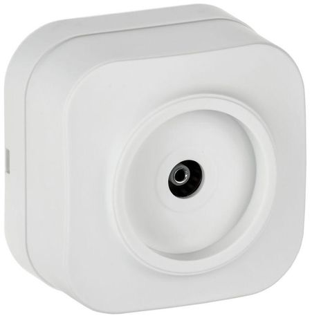 Розетка телевизионная TV 1-м ОП GLORY РТВ20-ХБм бел. матов. IEK EAH10-K01M