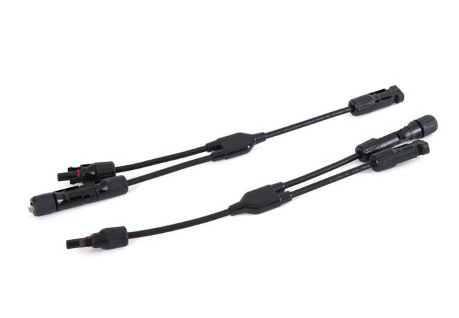 Коннектор MC4Y Cable для параллельного подключения до 2-х солнечных панелей, 30А | 2417 Бастион