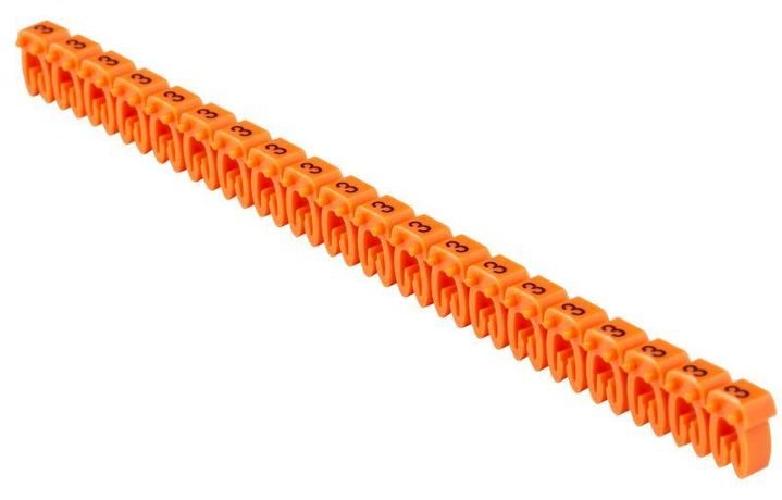 Маркер открытого типа KE 0,75-1,5мм2 символ '4' (500шт/упак) IEK - UMK-KE1-4