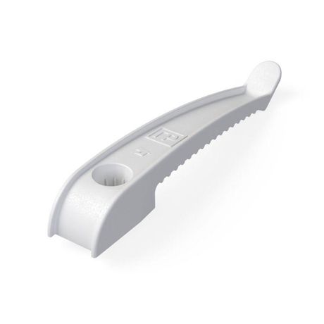 Держатель круглого кабеля односторонний для прямого монтажа на 8 мест в гофроящике бел. (уп.200шт) Промрукав PR13.0489 Строитель