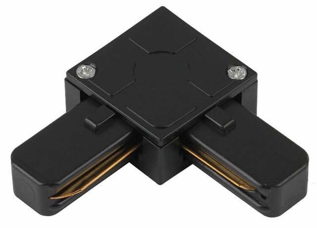 Коннектор для однофазного шинопровода угловой черный TR7-C 2W L BK - Б0032181 ЭРА