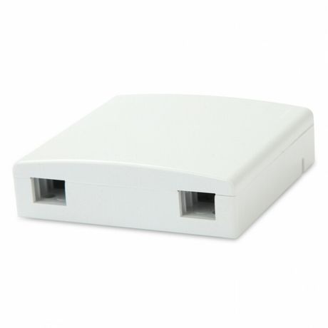 Розетка оптическая абонентская FO-WB86-FTTH-2UN-WH (без адаптера), совместима с адаптерами SC/DLC, 2 порта, 86 мм х 25 | 255000 Hyperline