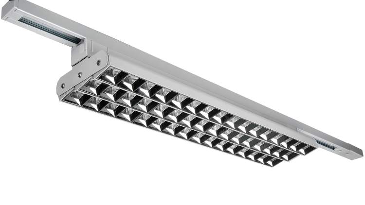 Светильник светодиодный трековый на шинопровод белый ДПО-96Вт IP20 4000К 8160Лм PTR 2260R 3S JazzWay - 5039414