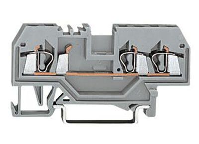 Клемма 4-проводная проходная желтая (уп/100шт) | 280-832 WAGO