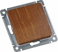 Переключатель реверсивный на два направления, одноклавишный, скрытой установки, механизм, цвет дуб | ВС10-471-05 HEGEL