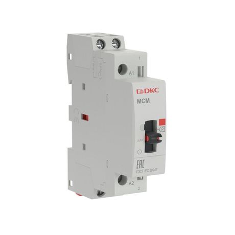 Контактор модульный YON max типа MCМ с ручным управлением, 2P, 25A, 240В, 2НО - MCM-25-20-A240 ДКС