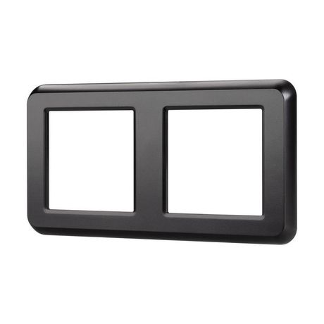 Рамка пластиковая FRM-VERSA-PL-2-BK Arlight 043778