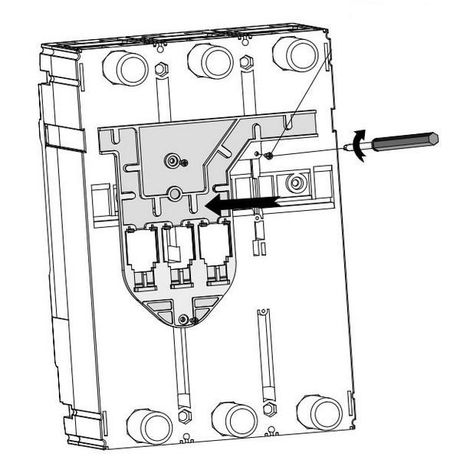 Соединительный разъём Connector Base для подключения вспомогательных цепей (AX,AL,SHT,UVT) Susol MCCB TS800 во втычное основание - 83261174806 LSIS