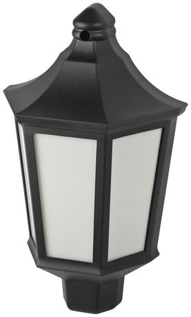 Садово-парковый светильник НБУ 06-60-003 Ника 60Вт черный белое основание матовый | Б0061158 ЭРА