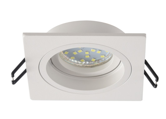 Встраиваемый светильник алюминиевый KL85 WH MR16/GU5.3 белый ЭРА - Б0054348