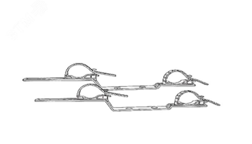 Кронштейн универсальный регулируемый (комплект 2 шт) для коллекторов SMB-0002-000002 - RG009018HBIJ94 STOUT