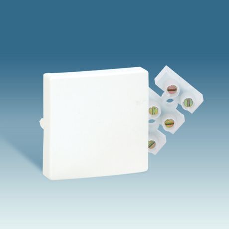 Кабельный вывод 3-х клеммный, S73L, белый - 73805-60 Simon