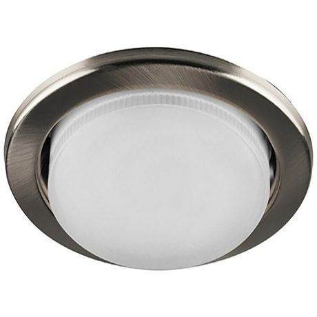 Светильник потолочный встраиваемый под лампу GX53 DL53 15W 230V GX53, без лампы, титан | 28946 FERON