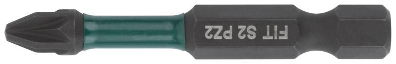 Набор бит кованые ударные сталь S2 односторонние 50мм PZ2 профи блистер (уп.10шт) FIT 57486 РОС