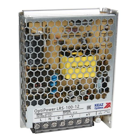 Блок питания панельный OptiPower LRS 100-12 8.5A | 328878 КЭАЗ