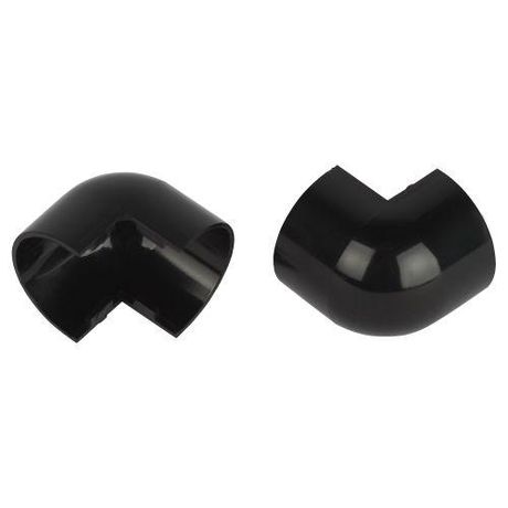 Внешний угол OC-KK-20-12-GR для полукруглого кабель-канала графит 20х12мм 2шт/комплект | Б0064982 ЭРА