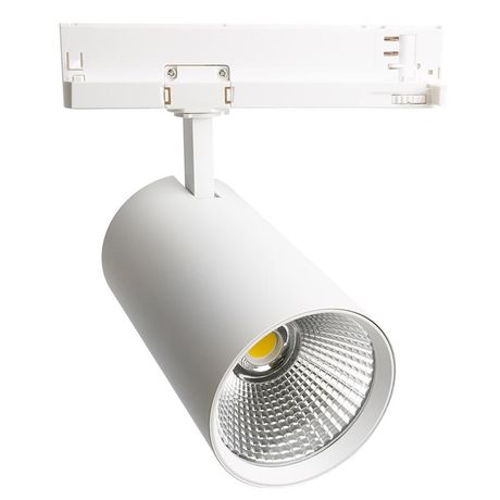 Светильник светодиодный трековый на шинопровод ДПО-40w 4000К 3600Лм трехфазный белый - 51600 FERON