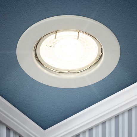 Светильник встраиваемый штампованный ST1 SWH MR16 GU5.3 белый матовый | Б0059740 ЭРА