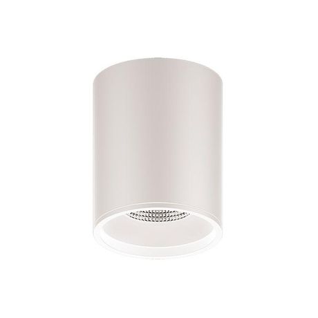 Светильник светодиодный накладной ДПО 12 Вт 900 лм 3000К 170-240В IP20 79х79х100мм монт d79мм Алюминий Белый Overhead Gauss - HD030