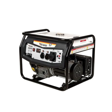 Генератор бензиновый KR8000, 8кВт, 230В, 25л, ручной старт | KR-16-1137 Kranz