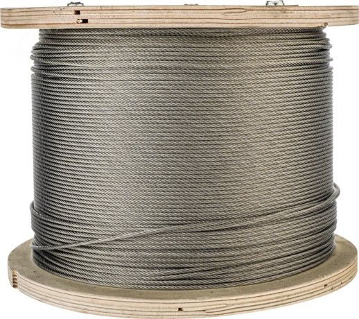 Трос нержавеющий 4,0мм 7x 7 A2 - А2 4,0 ТН 7х7 КМП