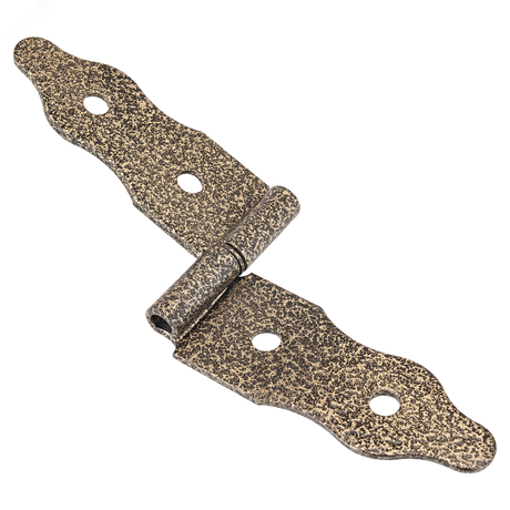 Петля фигурная Домарт 90*260 Правая (антик бронза) - 9395 ПТК