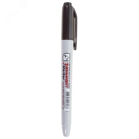Маркер Crown Multi Marker Super Slim 1 мм, черный REXANT арт. 08-8001