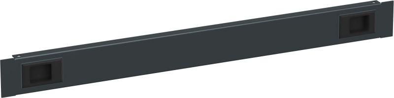 РФ | ZP-FP05-01U-H-G3-R ITK by ZPAS Фальш-панель 19" 1U крепление на защел чер IEK