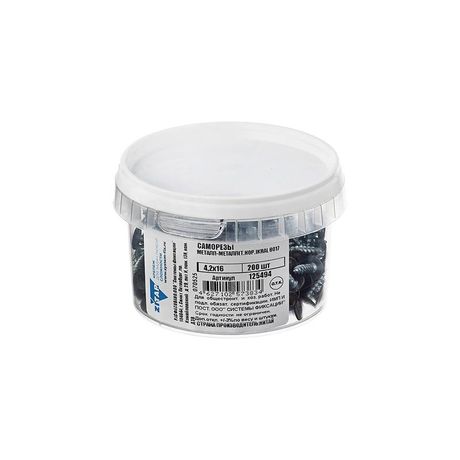Саморез ШСММ 4.2х16 темн./корич. KP RAL 8017 (уп.200шт) Tech-Krep/Zitar 125494