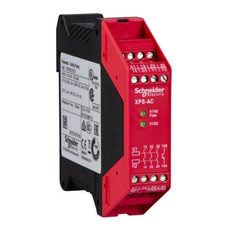 Модуль безопасности категория 3 24В - XPSAC5121P Schneider Electric