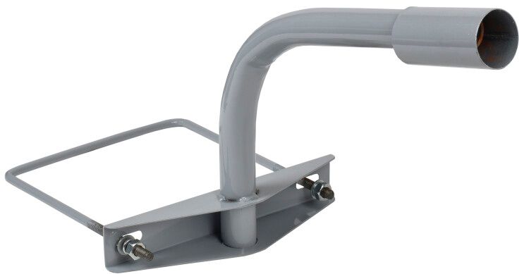 Кронштейн КНО-1 D=48мм L=350мм на опору 1 хомут серый IEK - LDKU0D-CR-48-0350-11-K03