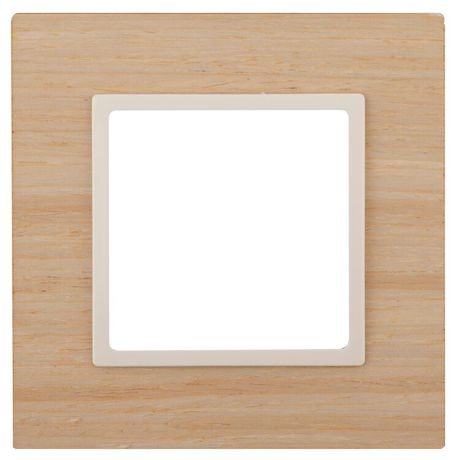 Рамка для розеток и выключателей клён дерево ЭРА Elegance 14-5301-11 - Б0034570