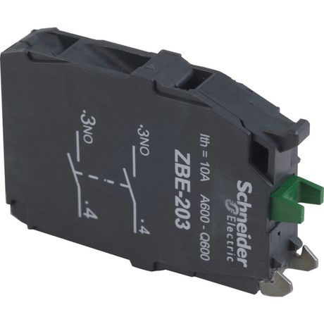 КОНТАКТ ДВОЙНОЙ 2 НО | ZBE203 Schneider Electric