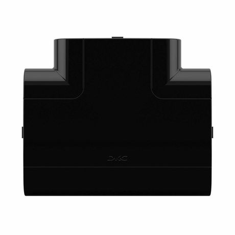 Тройник 90х50 мм, черный | 09506A DKC ДКС