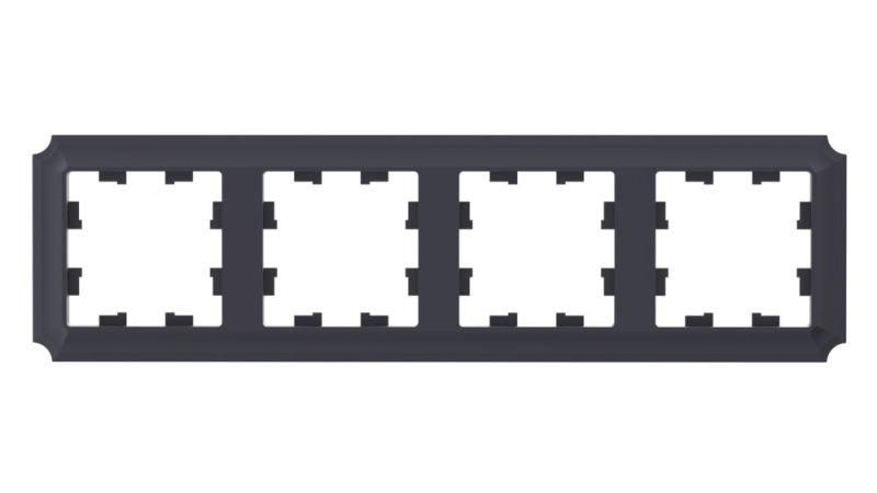 Рамка 4-пост. AtlasDesign Antique универс. карбон SE ATN101004 APC