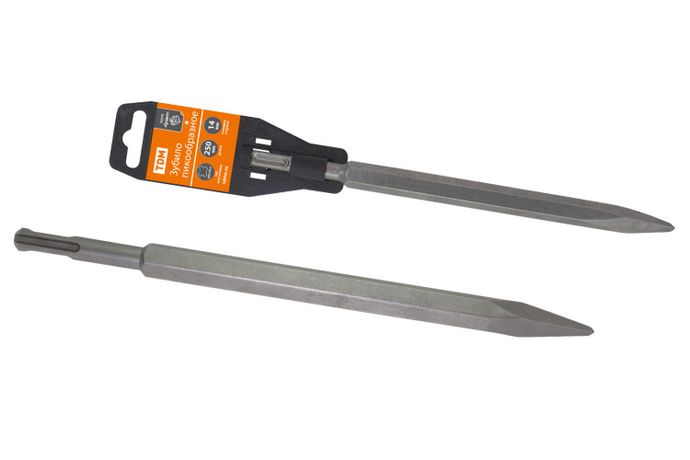 Зубило пикообразное 14 250 мм, SDS-Plus, пластиковый держатель, 1 шт, "Гранит" | SQ1095-0103 TDM