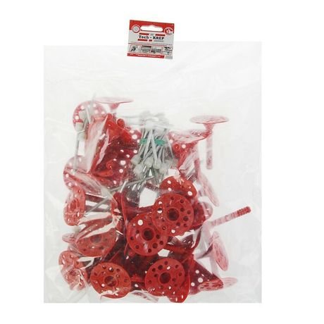 Дюбель для теплоизоляции с термоголовкой 10х80 (50 шт) - пакет ( 1,079 кг) | 124471 Tech-KREP