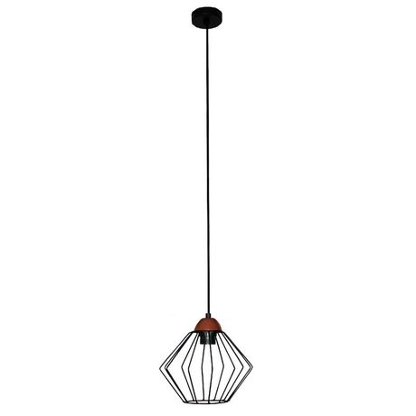 Светильник "Конти" 211 (Плафон Ромб) НСБ 01-60-169 Е27 (ИМ) подвесной медь черн. муар Элетех 1005405024