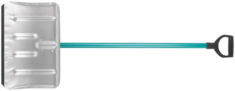 Лопата для уборки снега тротуарная 500х330х1320мм алюм. черенок; сталь оцинк. КУРС 68127