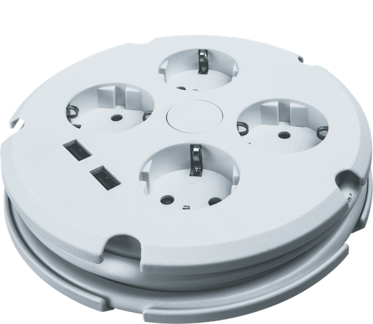 Удлинитель 4х1.5м с заземл. 16А IP20 61 456 NPE-USB02-04-150-ESC-3х1 2хUSB 2.1А 3х1 выкл. Navigator 61456 20685